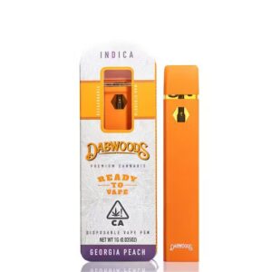 Dabwoods Full Gram Puff and Trip Vape- Georgia Peach