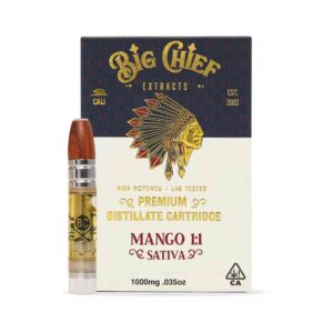 Big Chief THC Cartridge 1G - Mango