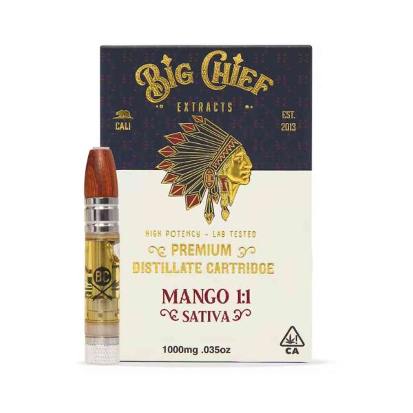 Big Chief THC Cartridge 1G - Mango