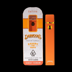 Dabwoods Full Gram Puff and Trip Vape- Sunset Tsunami