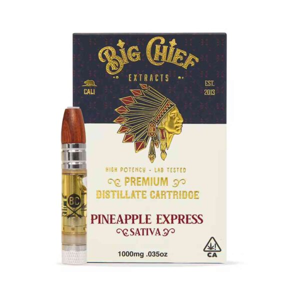 Big Chief THC Cartridge 1G - Pineapple Express