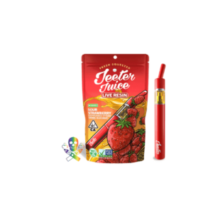 Jeeter Juice Live Resin Puff and Trip Sour Strawberry