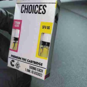 choice dispo Vape cartridges SVO OG