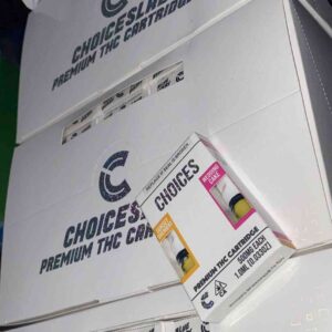 Choices Vape cartridges Sunset Sherbert X Wedding Cake