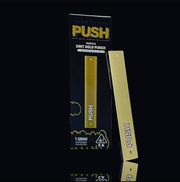 Push pen Puff and Trip 24k Gold Punch