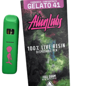 Alien Labs Gelato 41 Live Resin Puff and Trip