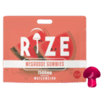 Rize | Watermelon Mushroom Gummies | Megadose 7500mg – 15ct